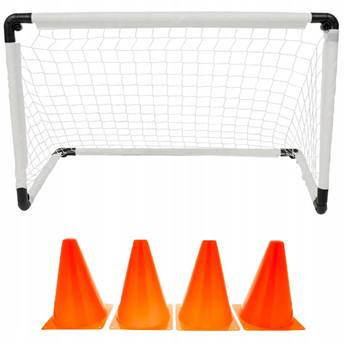 BRAMKA PIŁKARSKA SKŁADANA PRZENOŚNA DLA DZIECI DO OGRODU + PACHOŁKI