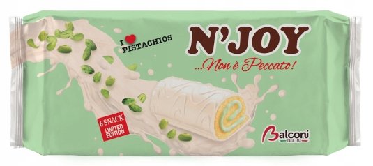 Balconi N'Joy Włoskie Roladki Pistacjowe 222g