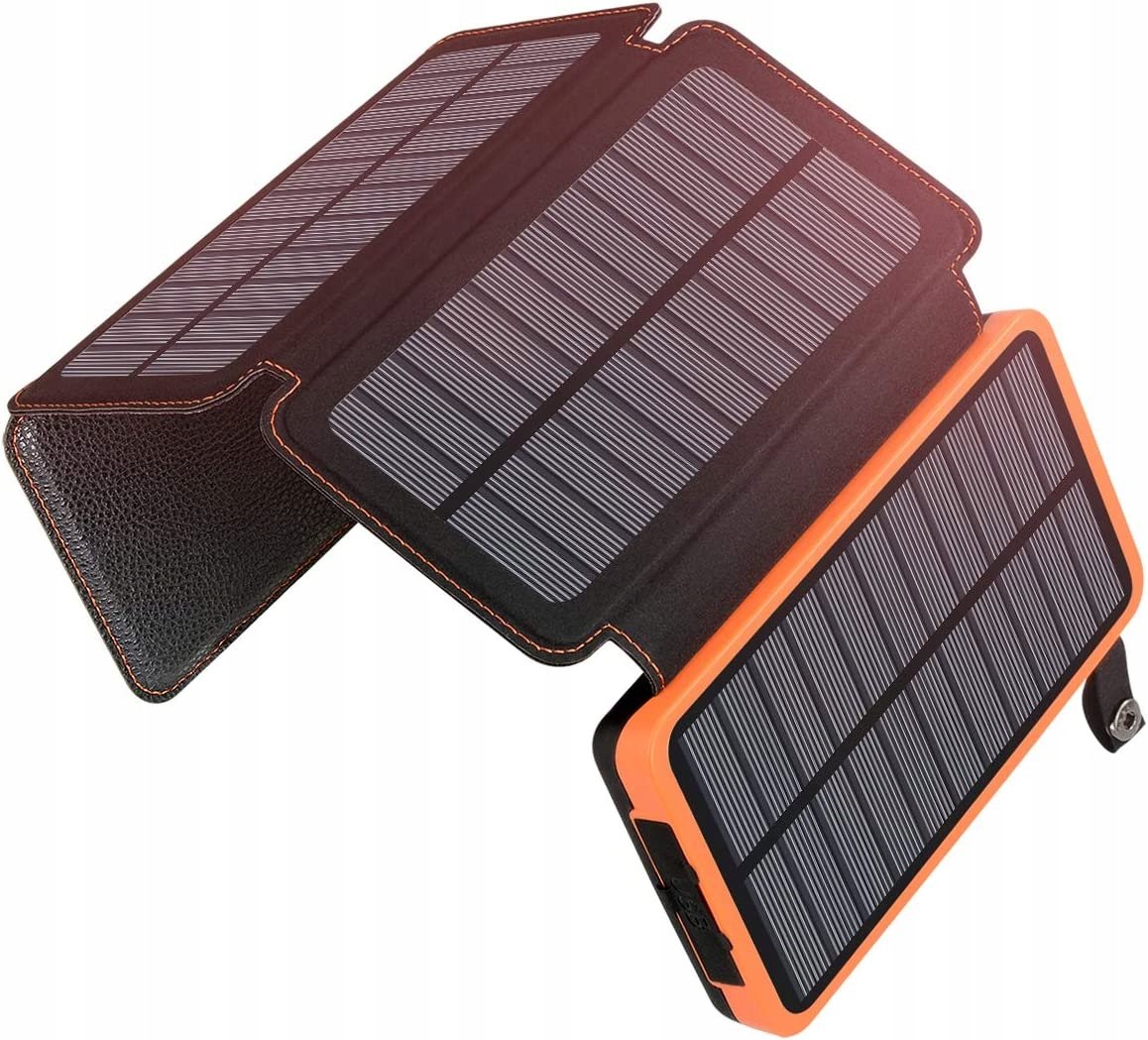 POWERBANK SOLARNY ADDTOP 25000 mAh CZARNY