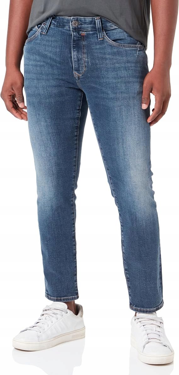 SPODNIE MĘSKIE MAVI JAMES OBCISŁE JEANSY ROZMIAR 28/38