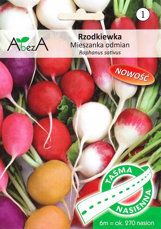 Nasiona Rzodkiewka mieszanka odmian TAŚMA 10g - Torseed