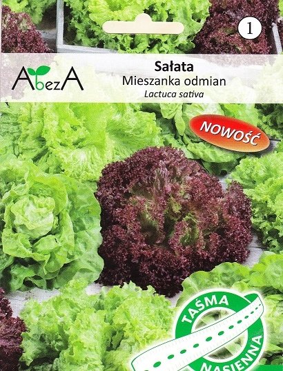 Nasiona Sałata mieszanka odmian TAŚMA 60szt - Torseed