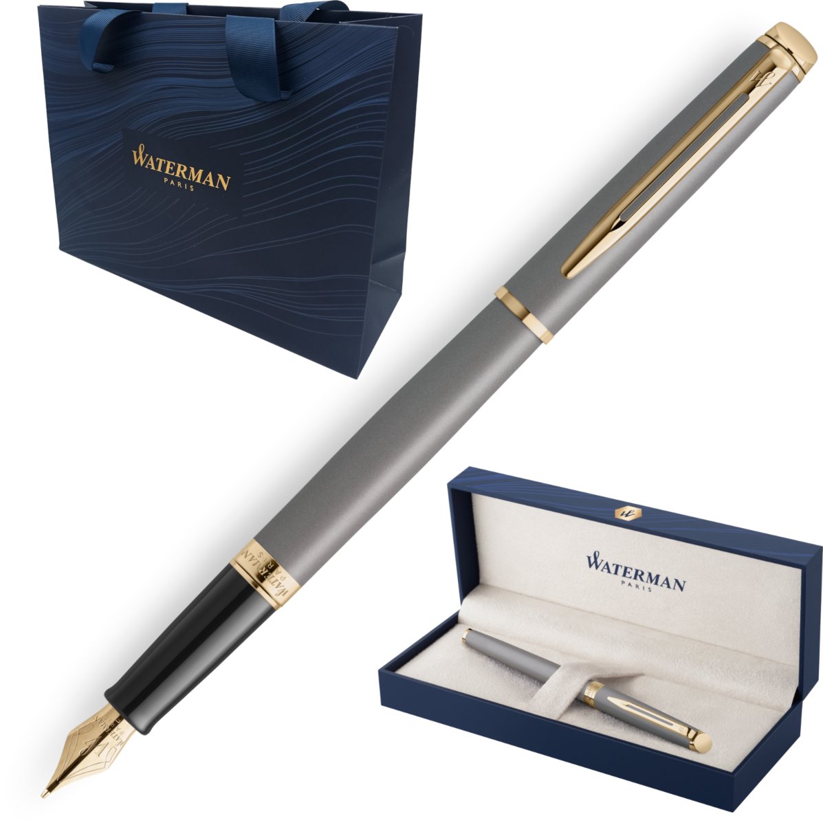 Pióro Wieczne Waterman Hemisphere Stone Grey Gt 2217943