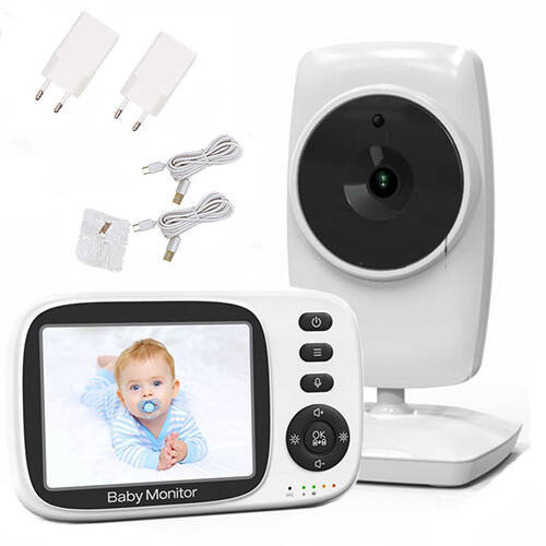 NIANIA ELEKTRONICZNA Z KAMERĄ + MONITOR 3,2