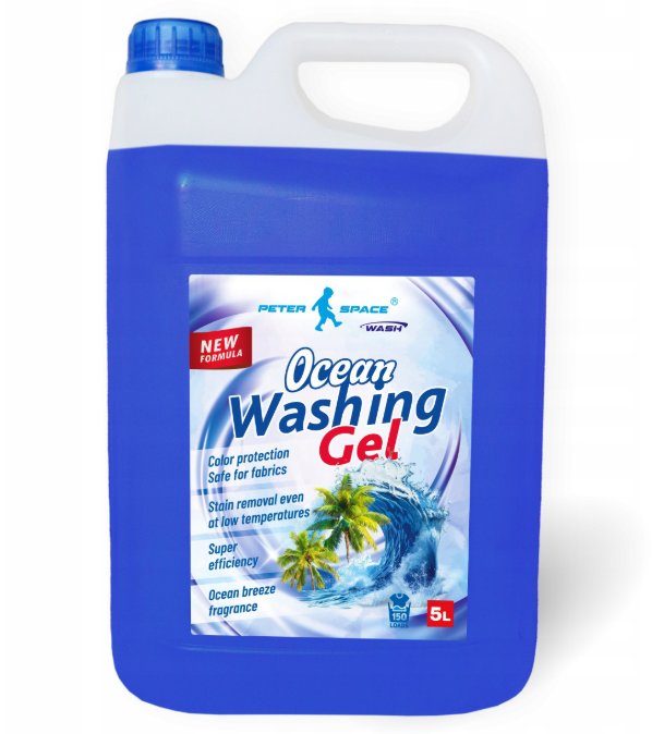 PŁYN ŻEL DO PRANIA UNIWERSALNY OCEAN 5L 150 PRAŃ BARDZO WYDAJNY PETER SPACE