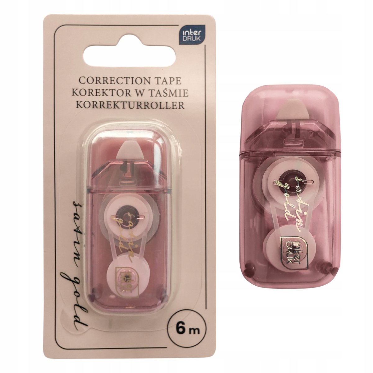 Korektor W Taśmie Mini 6M Satin Gold Interdruk