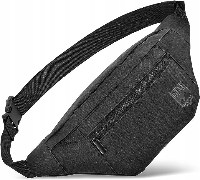 NERKA BIODROWA RUVO FANNY PACK CZARNA