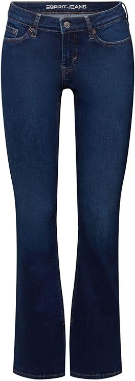 JEANSY SPODNIE DAMSKIE ESPRIT LOW BOOTCUT ROZMIAR 27/30 NIEBIESKIE