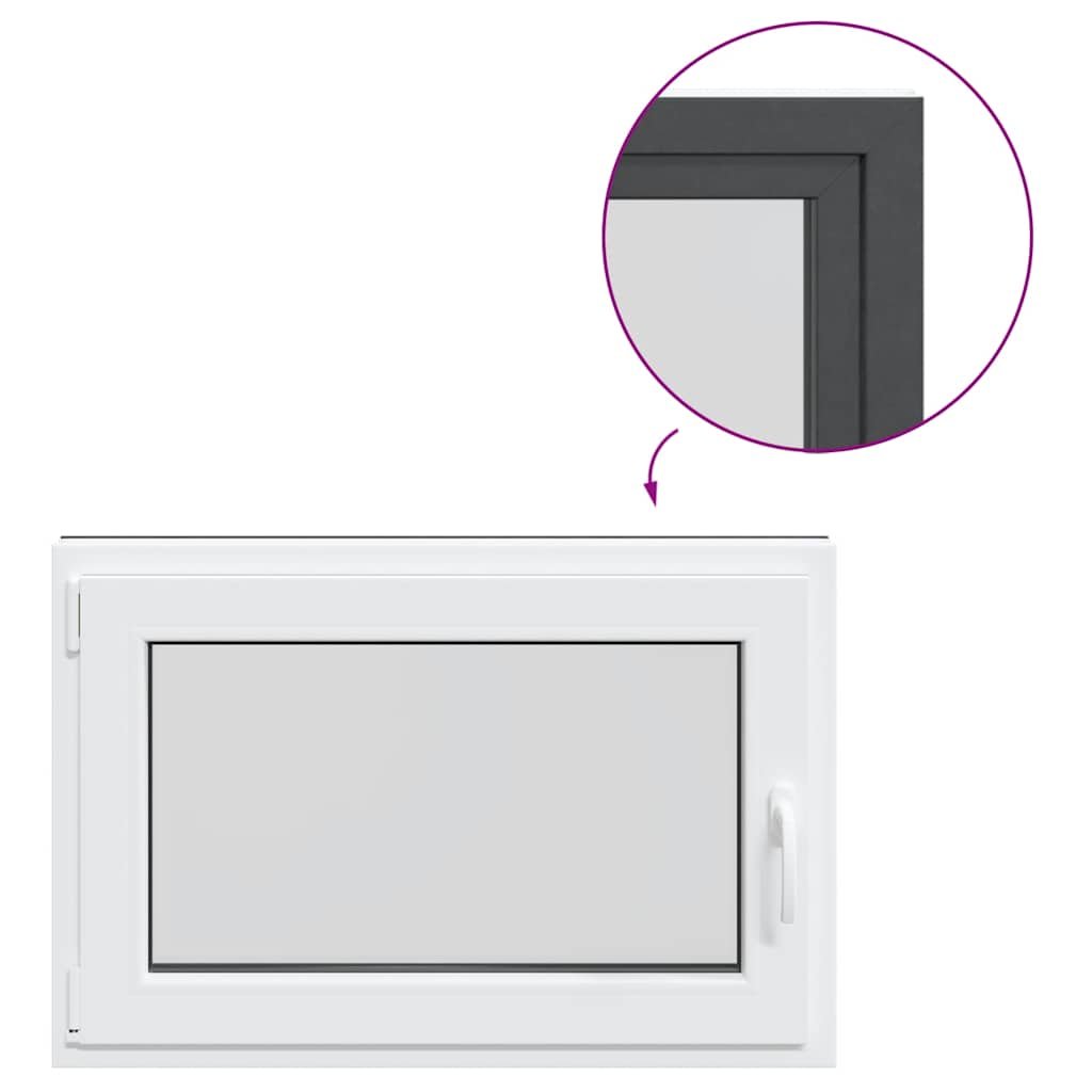 vidaXL Okno piwniczne RISOR 60x100 cm uchylno-rozwierne DIN lewe