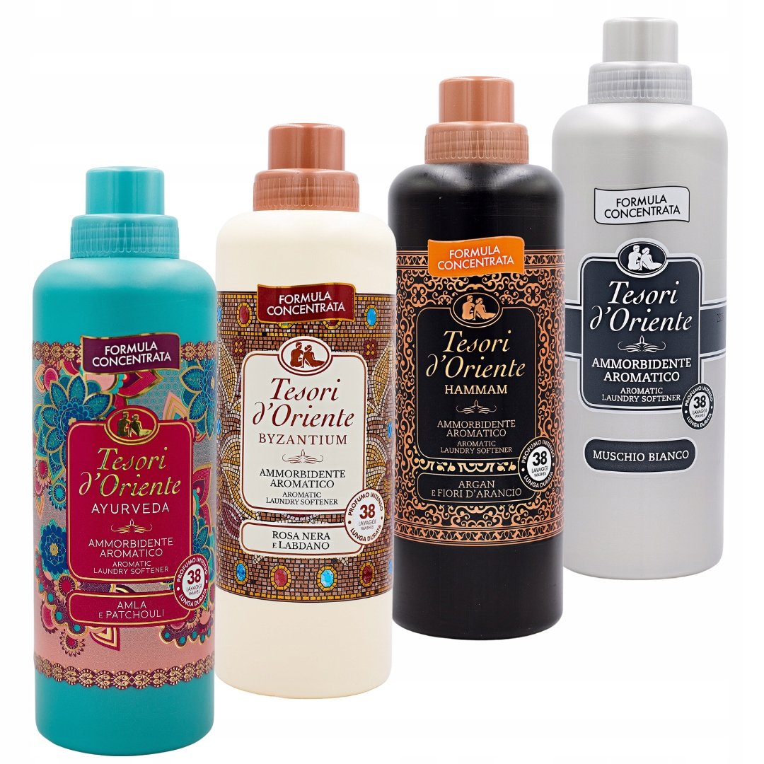 Tesori Zestaw 4 Włoskich Płynów do płukania 