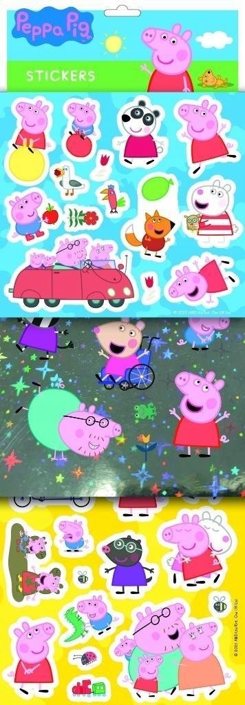 NAKLEJKI ŚWINKA PEPPA, JIRI MODELS