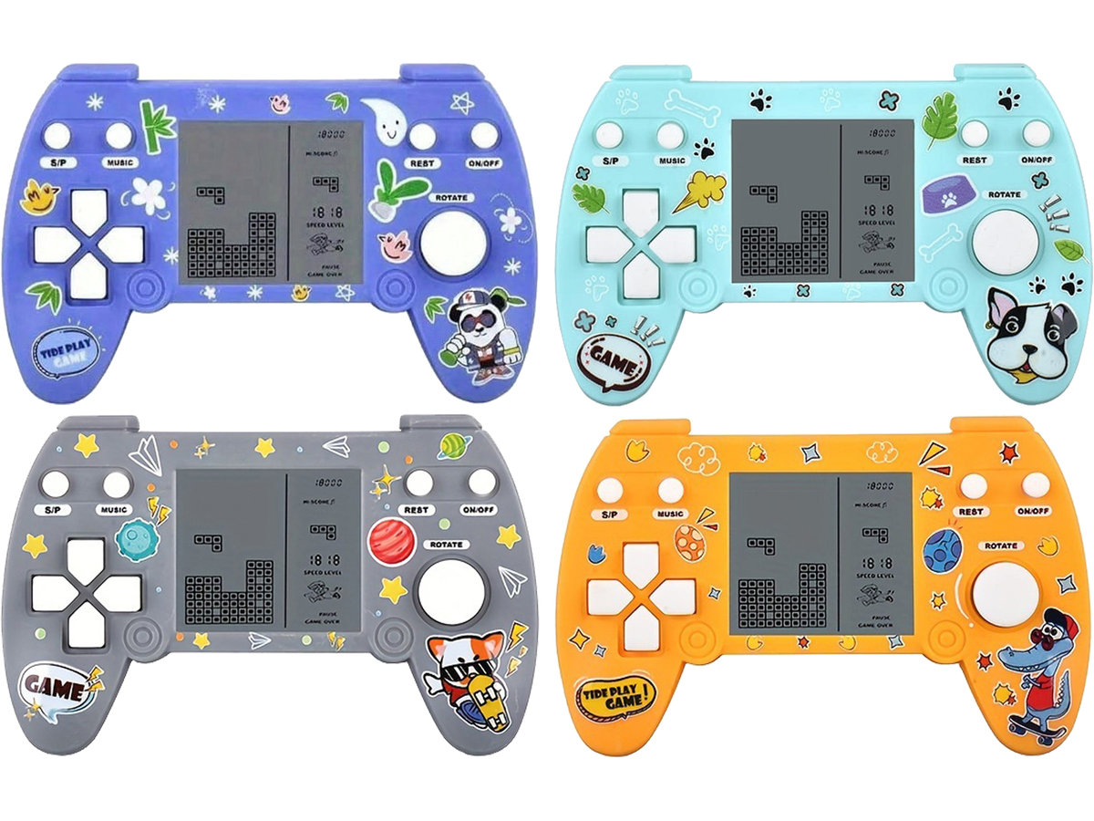 Elektroniczna GRA Kieszonkowa 26 gier TETRIS KONSOLA Pad ZRĘCZNOŚCIOWA