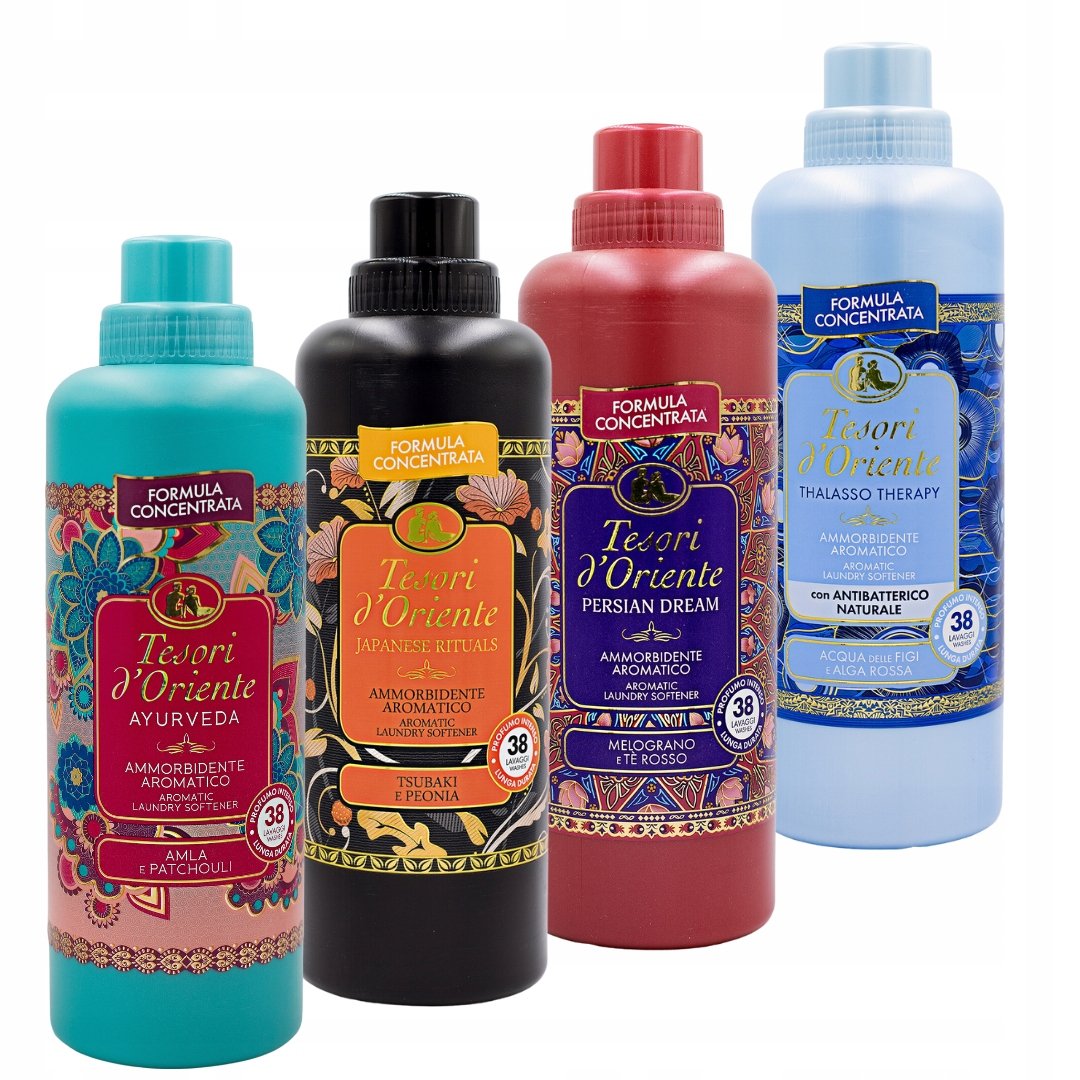 Tesori Zestaw 4 Włoskich Płynów do płukania 