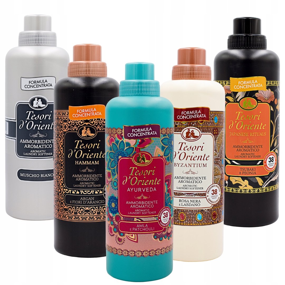 Tesori Zestaw 5 Płynów do płukania 