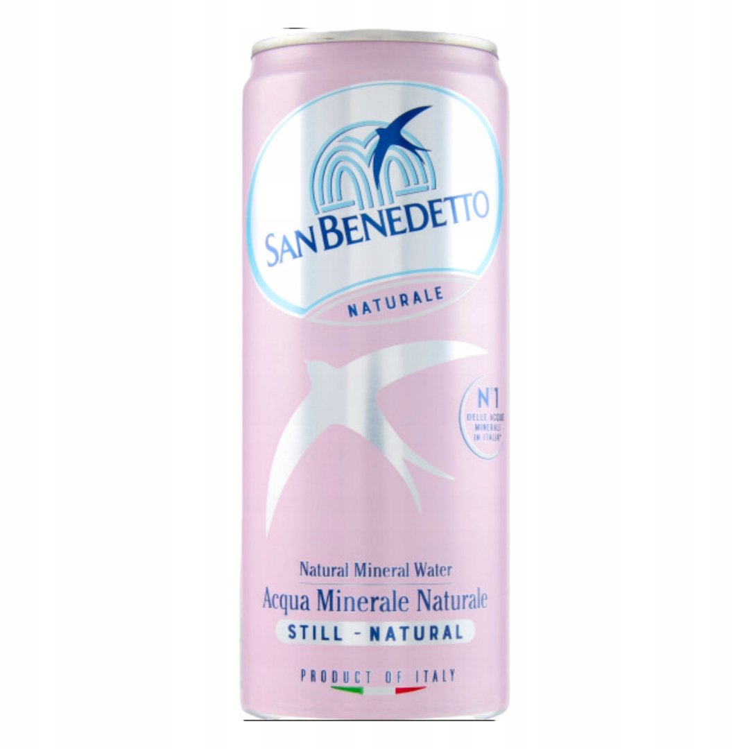 Woda w puszce Acqua Naturale Lattina 330ml - San Benedetto włoska