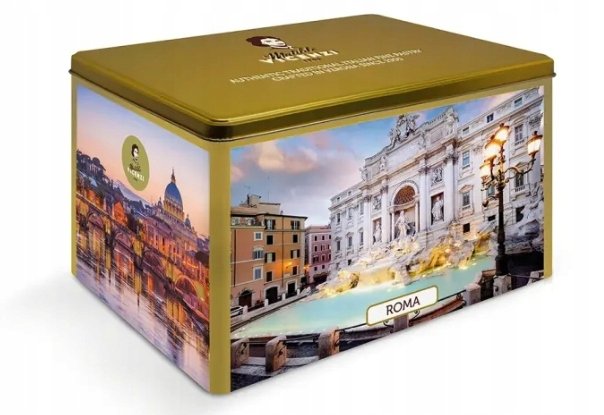 Ciastka duże opakowanie puszka Latta Roma 907g - Matilde Vicenzi