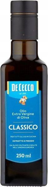 DE CECCO OLIO EXTRA VERGINE D'OLIVA CLASSICO 250 ML oliwa włoska extra