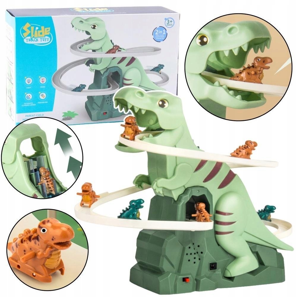 KOLEJKA GÓRSKA DINOZAUR, LEANTOYS