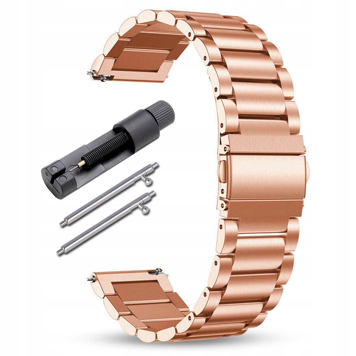 UNIWERSALNA STALOWA BRANSOLETA DO ZEGARKA SMARTWATCH KOLORY 22mm PREMIUM