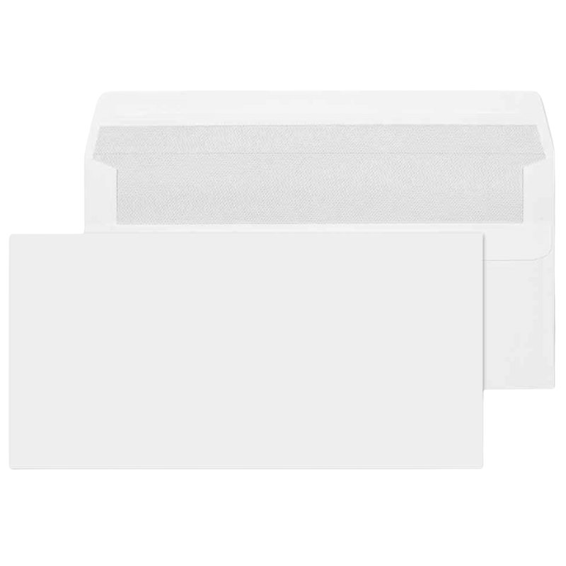 Koperty Biurowe Listowe C6 Białe 25 Sztuk
