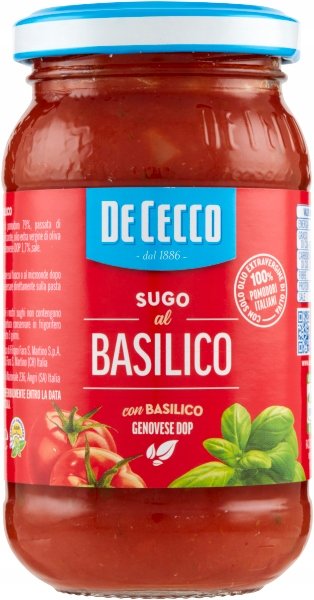 De Cecco sos pomidorowy z bazylią do makaronu