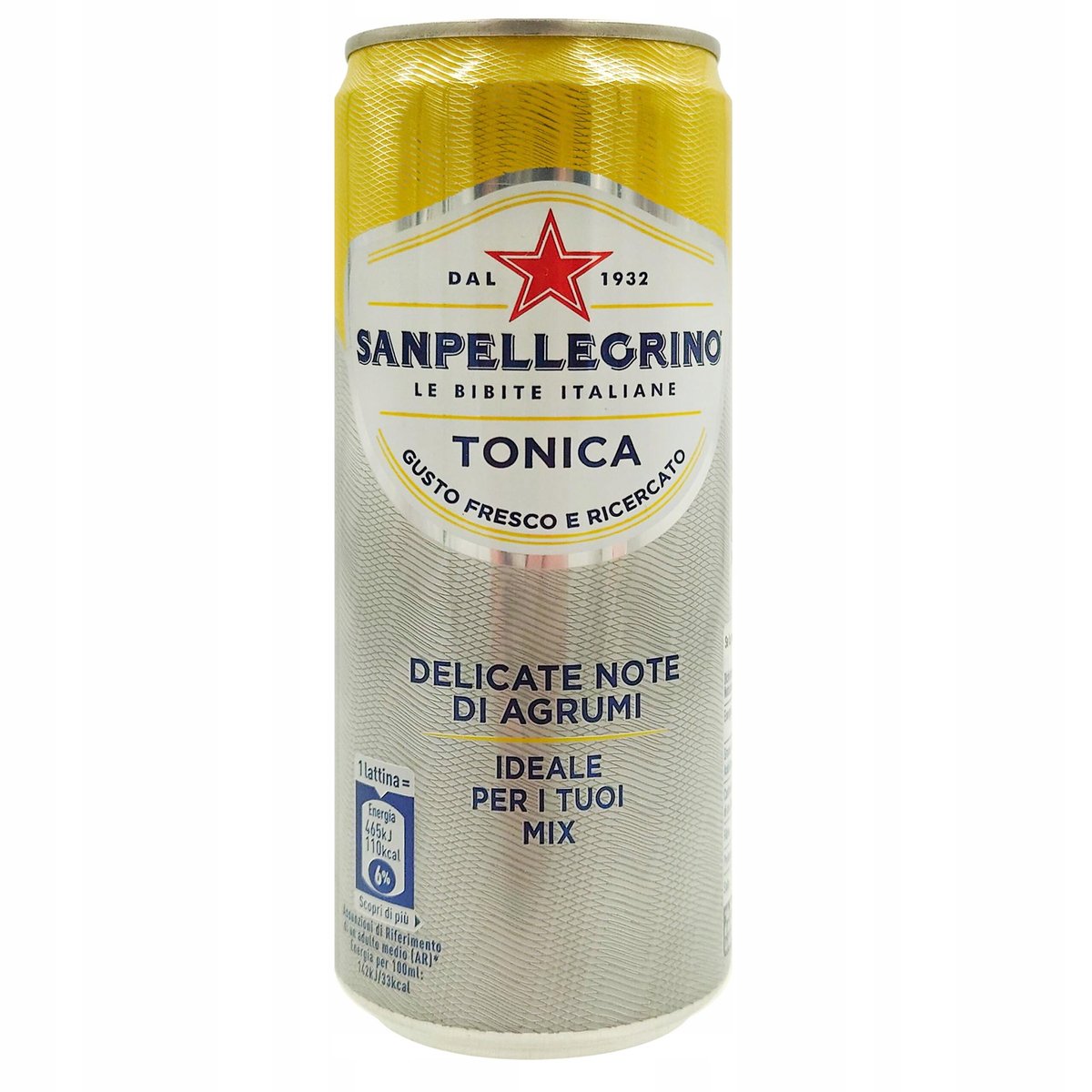 Tonica Agrumi Lattina 330ml San Pellegrino tonik włoski markowy pyszny