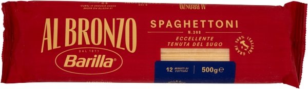 Makaron formy z brązu Spaghettoni Bronzo n. 308 500g - Barilla