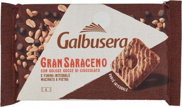 Ciastka Gran Saraceno Frollini Integrali 260g Galbusera pełnoziarniste