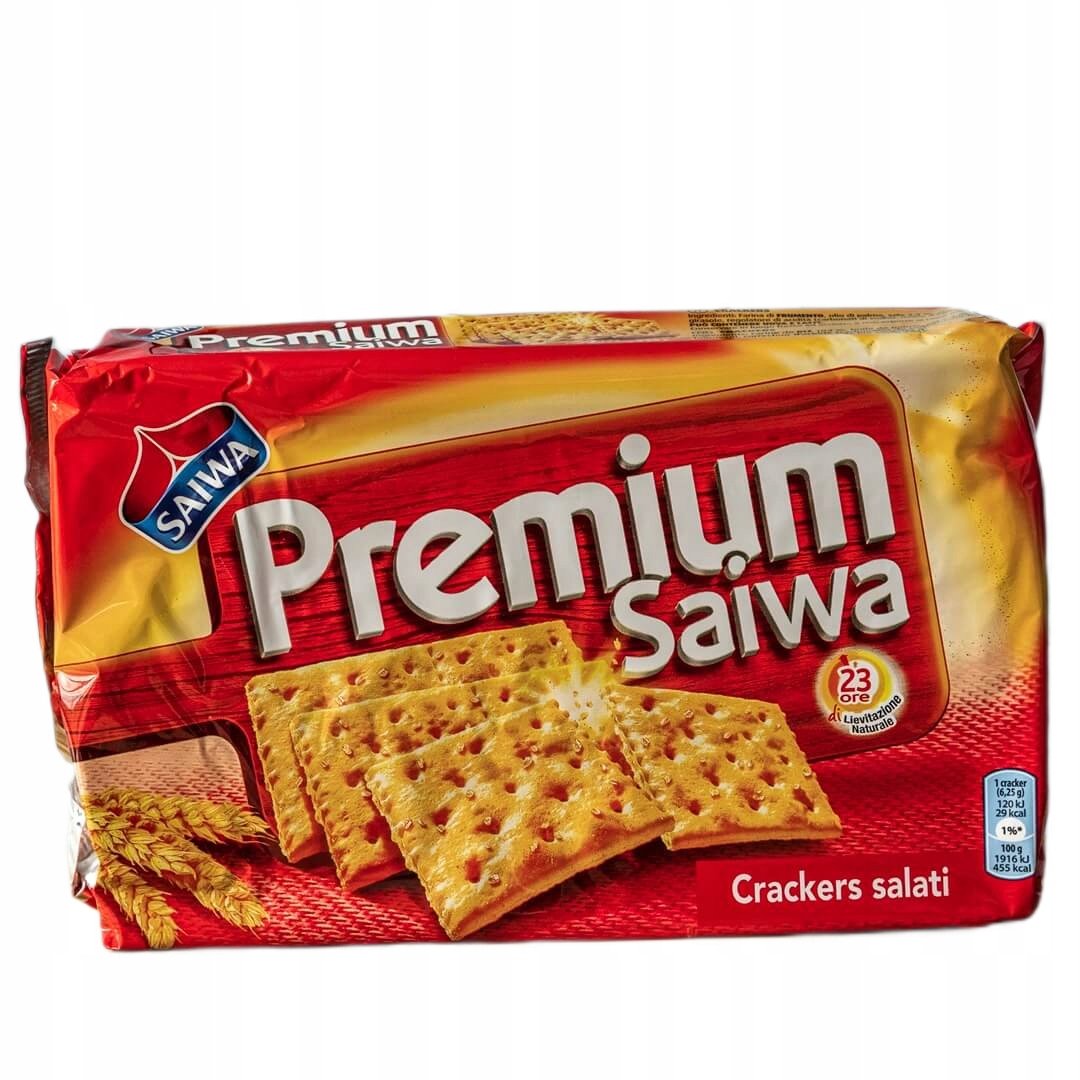 Krakersy Premium Saiwa Crackers Salati 315g - Saiwa włoskie sałatkowe
