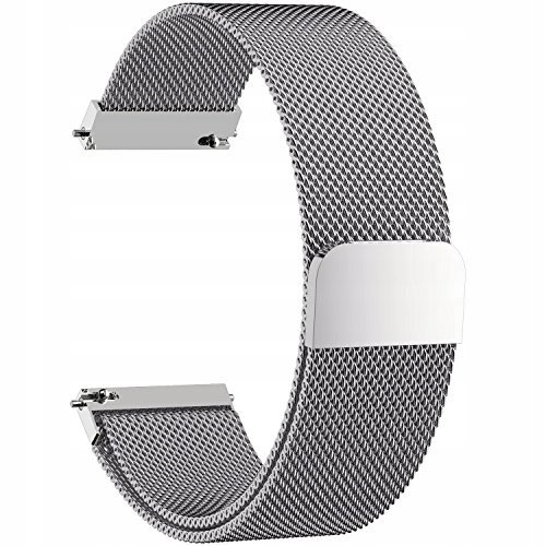 BRANSOLETA PASEK OPASKA DO ZEGARKA SREBRNY 14mm