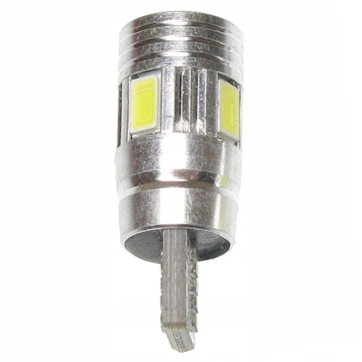 Dioda LED W5W T10 6x SMD5630 CANBUS 12V Pozycyjna