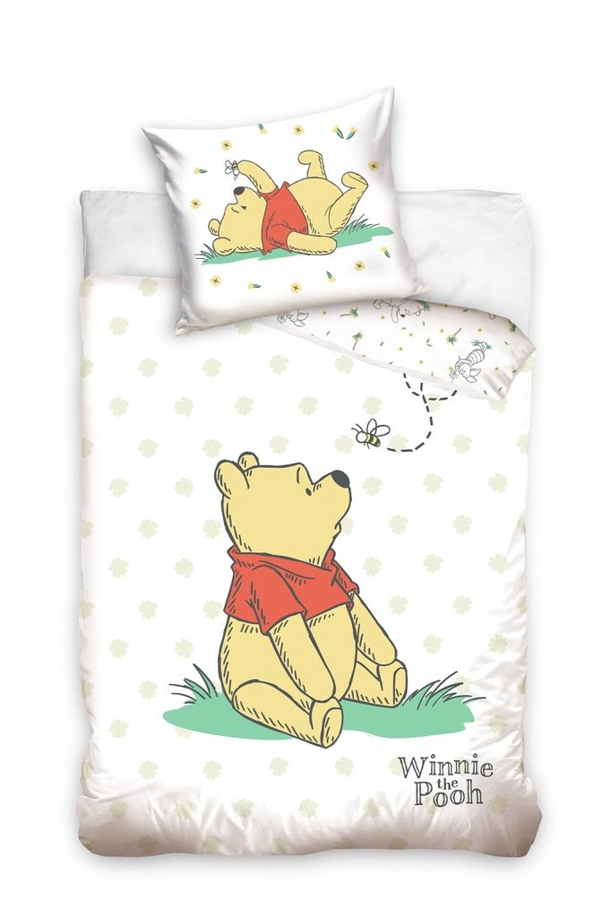 Pościel 140x200 Kubuś Puchatek Miś Misio Winnie The Poof Disney Bawełniana