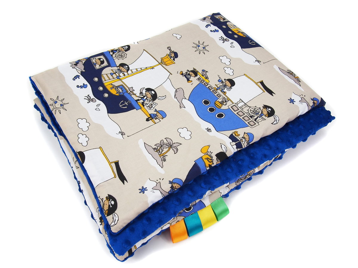 Komplet Kocyk 75x100 cm Minky DLA DZIECI NIEMOWLĄT Kerstin