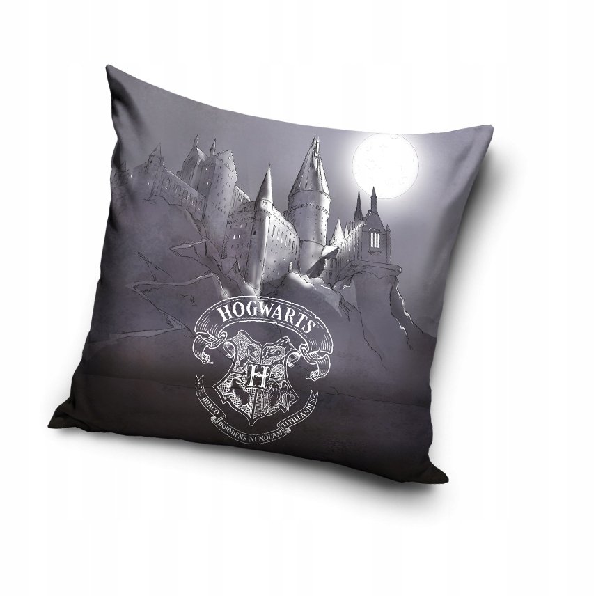 Poszewka na poduszki Harry Potter Hogwart velvetowa 40 x 40 cm