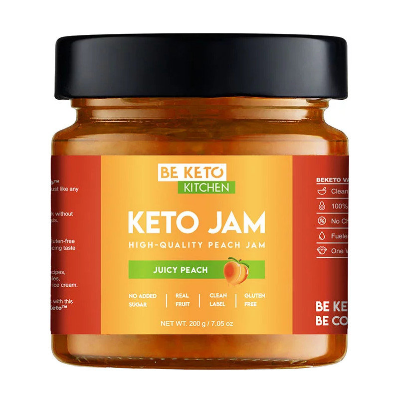BeKeto Dżem Soczysta Brzoskwinia 200g
