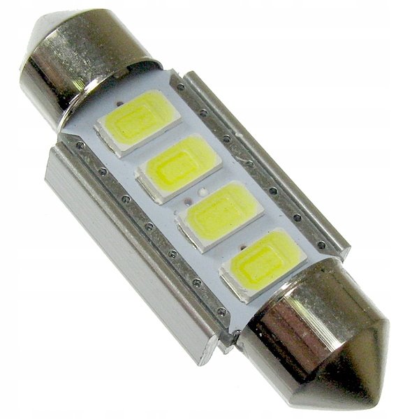 Dioda żarówka LED C5W 36mm 4x SMD 5630 12V CANBUS