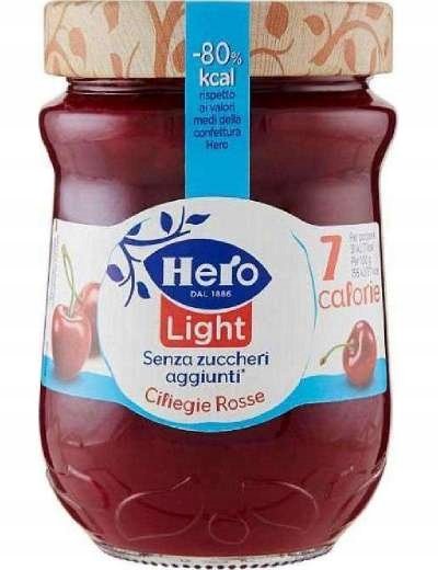 Konfitura z wiśni Ciliegie Rosse Light 280g - Hero włoska