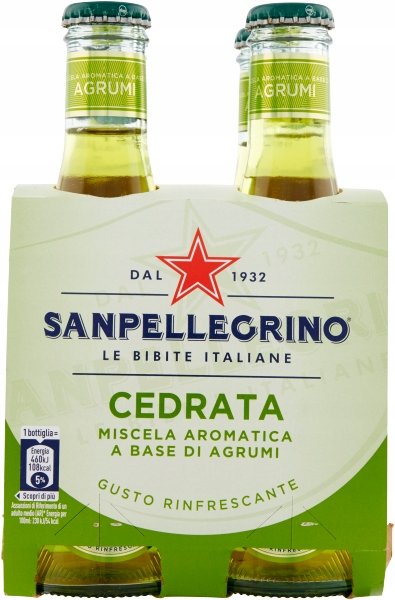 Napój Cedrata 200mlx4 - San Pellegrino szkło włoski