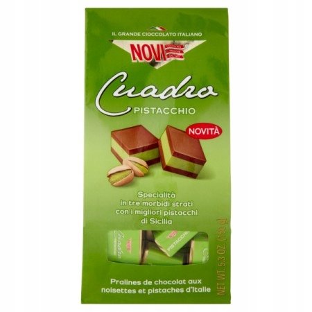 Novi pistacjowe Cuadra Pistacchio praliny włoskie 150g