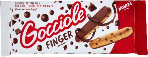 Ciastka Gocciole Finger 120g - Pavesi ciasteczka paluszki włoskie