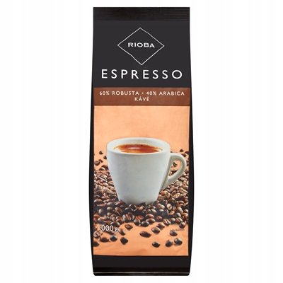Kawa Rioba espresso brązowa - 1kg zianista