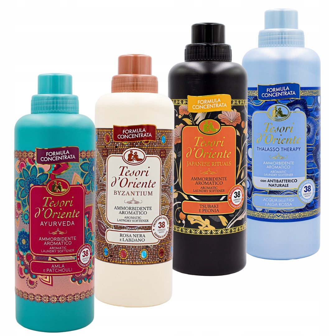 Tesori Zestaw 4 Włoskich Płynów do płukania 