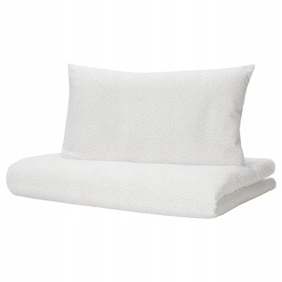 IKEA LEN Poszwa 1 poszewka do łóżeczka, 110x125/35x55 cm