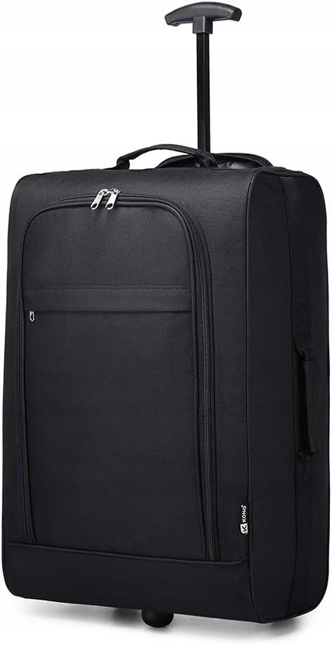 WALIZKA MIĘKKA KONO CZARNA 33L NA KÓŁKACH TORBA