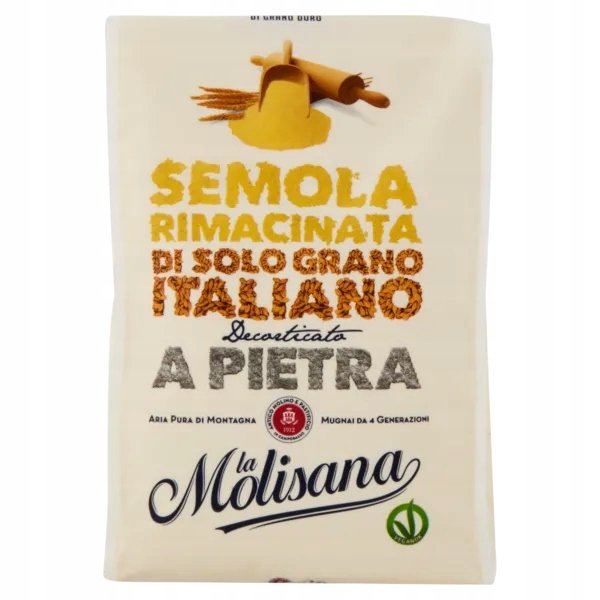 Mąka Semola Rimacinata 1kg - la Molisana włoska semolina drobna