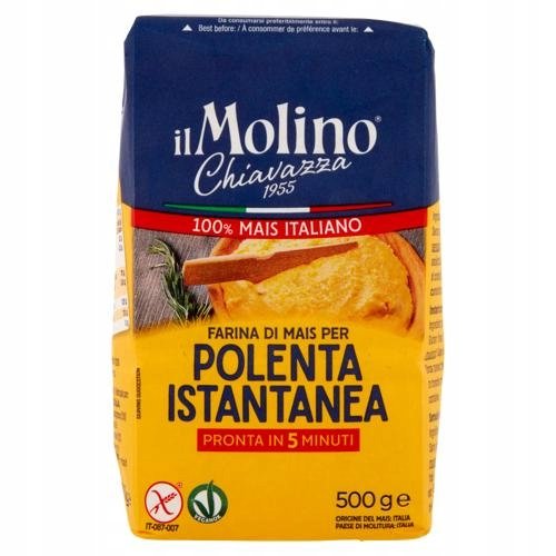 Polenta instant kukurydziana Farina di Mais Istantanea il Molino włoska