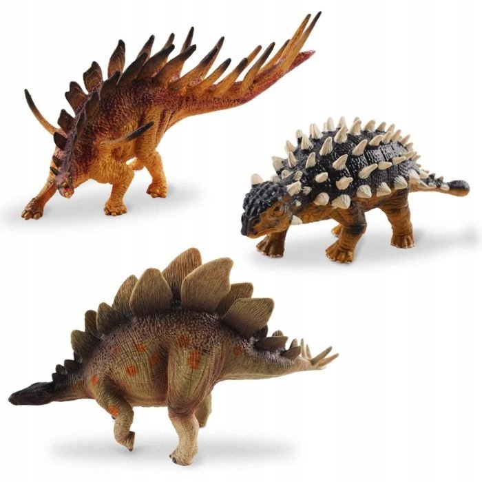 3x FIGURKA DINOZAURA ZESTAW DINOZAURÓW DINOZAURY