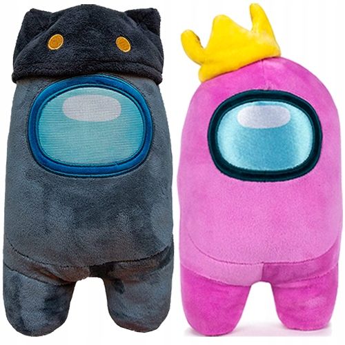 Among Us Maskotka Pluszak Kotek Crewmate 30cm 2w1 Różowy Przytulanka