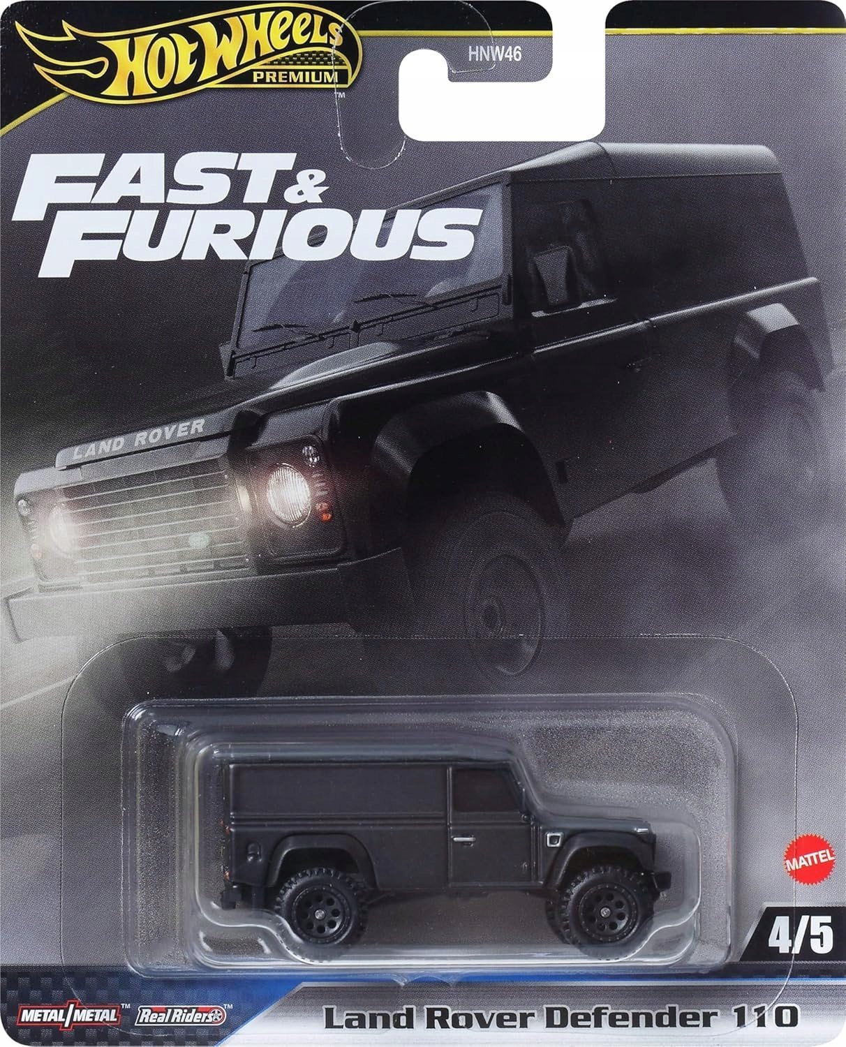Mattel Hot Wheels Premium Land Rover Defender 110 1:64- Szybcy i Wściekli