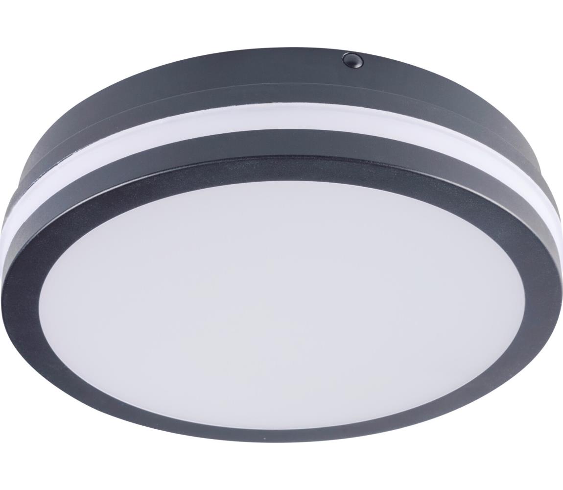 Kanlux 38790 - LED Plafon zew. z czujnikiem BENO 12/18W/230V 3000/3500/4000K IP65 antracyt